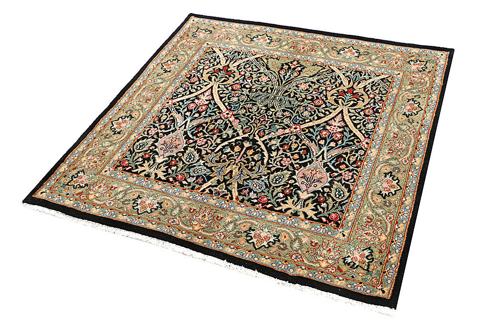 Black Sultanabad 4' 1 x 4' 2 - No. 56933 - ALRUG Rug Store