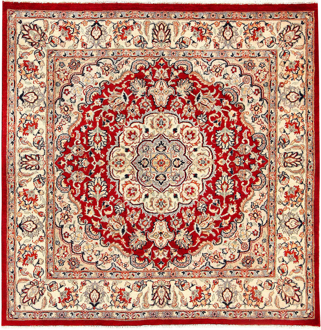Firebrick Kashan 4' x 4' 1 - No. 56934 - ALRUG Rug Store