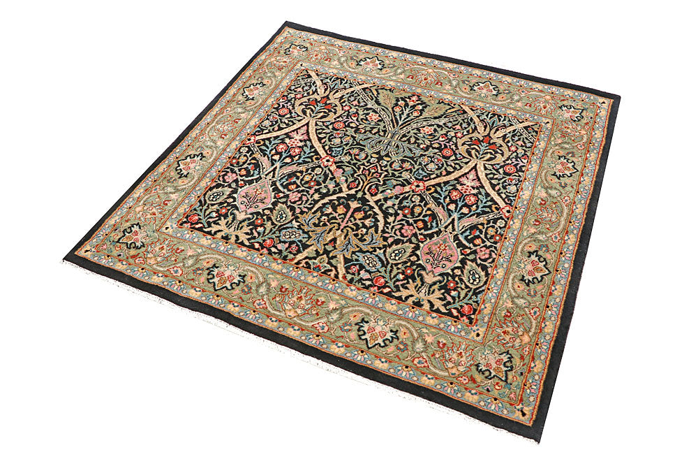 Black Sultanabad 4' 1 x 4' 2 - No. 56935 - ALRUG Rug Store