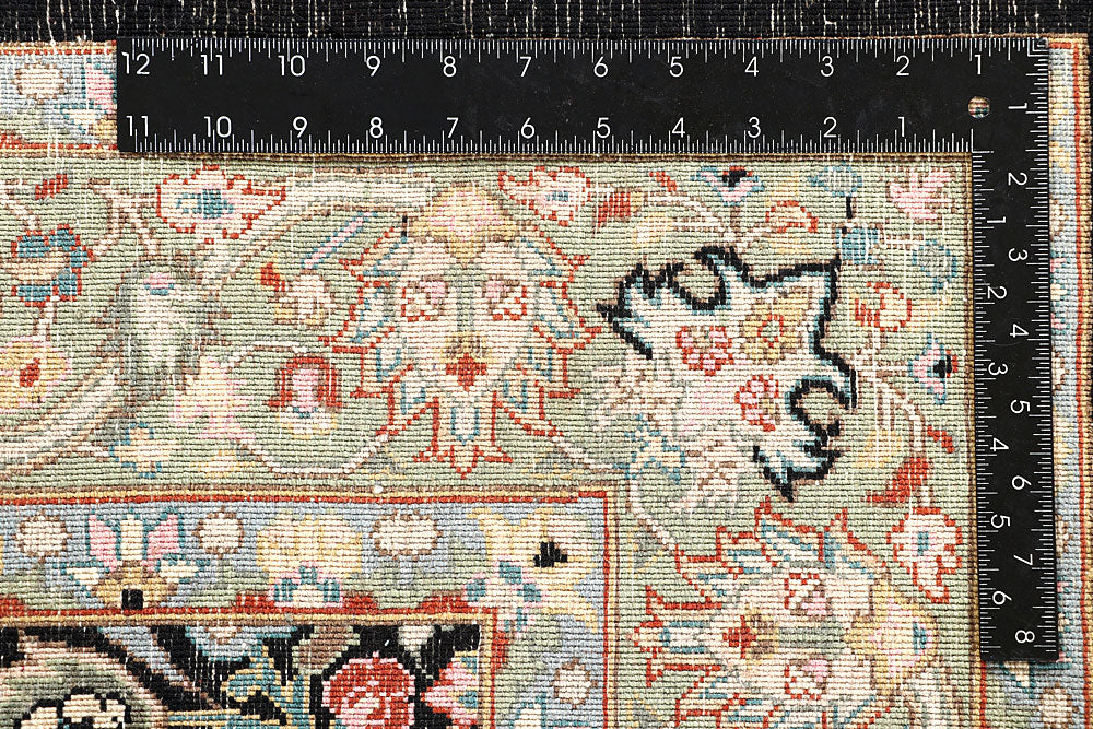 Black Sultanabad 4' 1 x 4' 2 - No. 56935 - ALRUG Rug Store