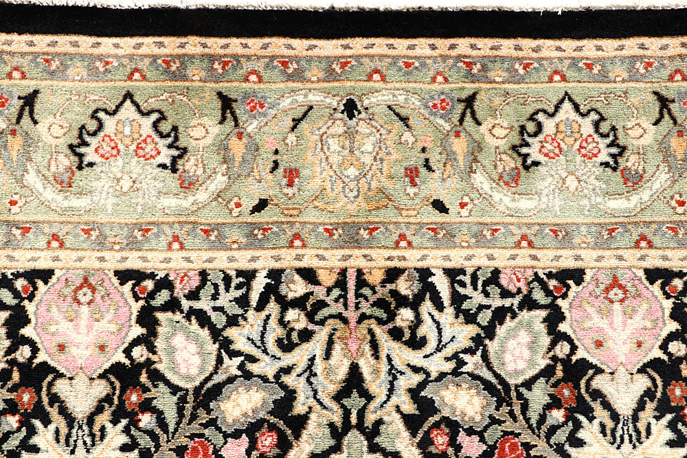 Black Sultanabad 5' x 5' - No. 56936 - ALRUG Rug Store