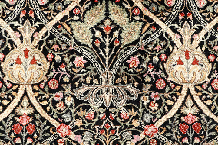 Black Sultanabad 5' x 5' - No. 56936 - ALRUG Rug Store