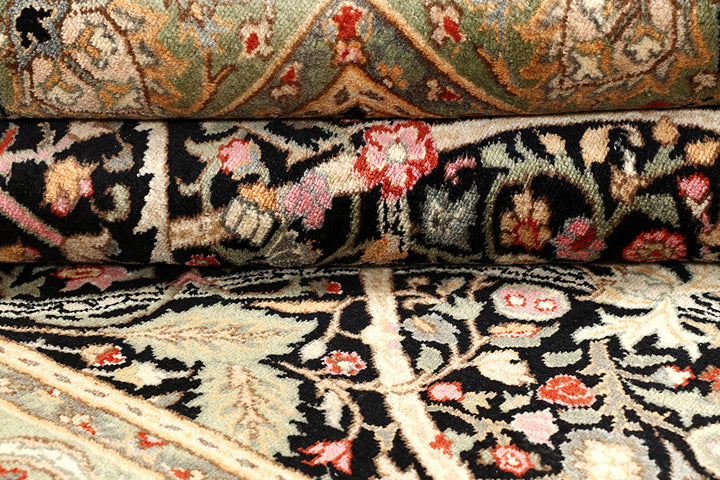 Black Sultanabad 5' x 5' - No. 56936 - ALRUG Rug Store