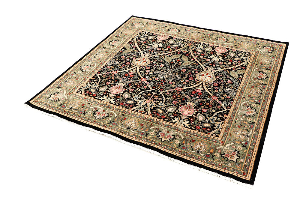 Black Sultanabad 5' x 5' - No. 56936 - ALRUG Rug Store