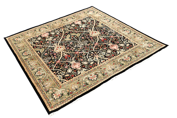 Black Sultanabad 5' x 5' - No. 56936 - ALRUG Rug Store