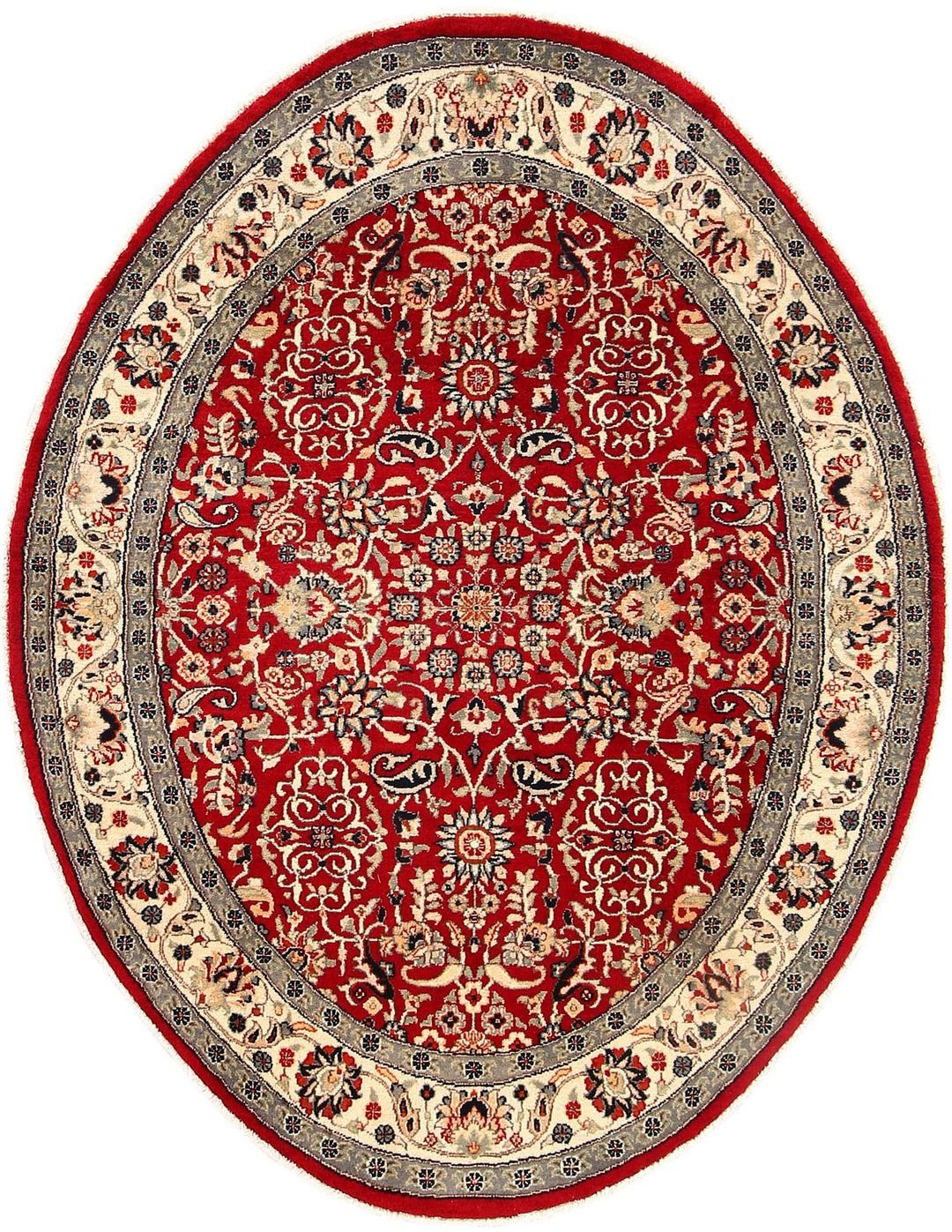 Firebrick Mahal 4' x 5' 2 - No. 56937 - ALRUG Rug Store