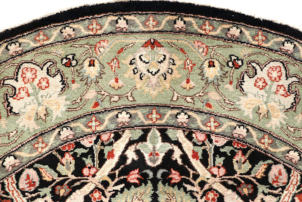 Black Sultanabad 5' x 5' - No. 56938 - ALRUG Rug Store