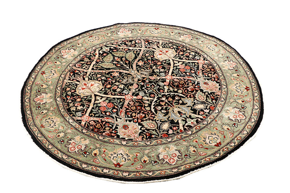 Black Sultanabad 5' x 5' - No. 56938 - ALRUG Rug Store