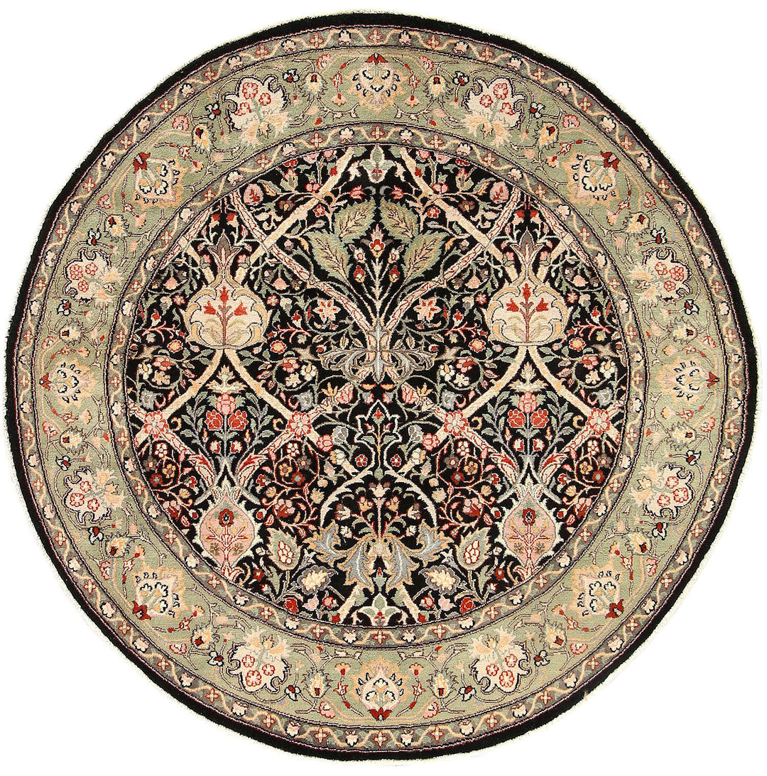 Black Sultanabad 5' x 5' - No. 56938 - ALRUG Rug Store