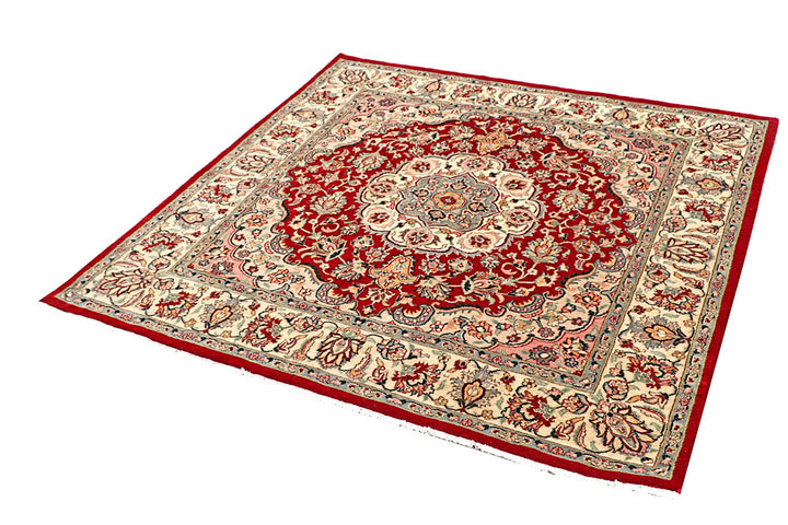 Firebrick Kashan 5' 1 x 5' 2 - No. 56939 - ALRUG Rug Store