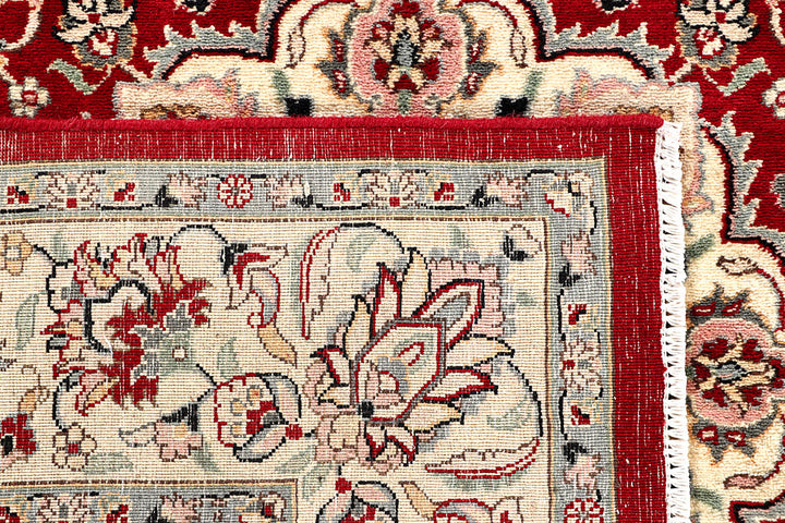 Firebrick Kashan 5' 1 x 5' 2 - No. 56939 - ALRUG Rug Store