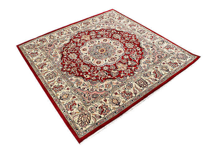 Firebrick Kashan 5' 2 x 5' 2 - No. 56940 - ALRUG Rug Store