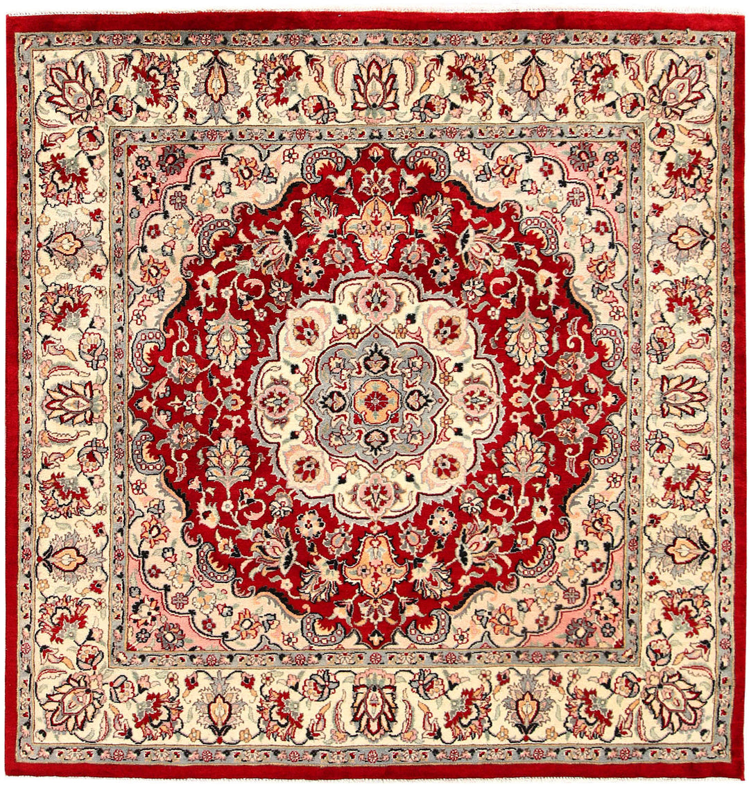 Firebrick Kashan 5' 2 x 5' 2 - No. 56940 - ALRUG Rug Store