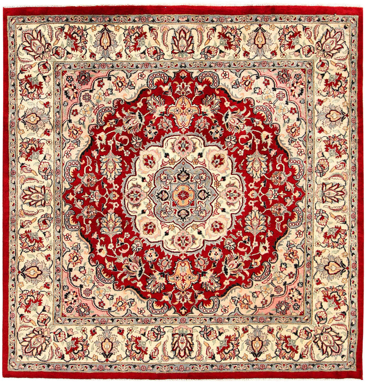 Firebrick Kashan 5' 2 x 5' 2 - No. 56940 - ALRUG Rug Store