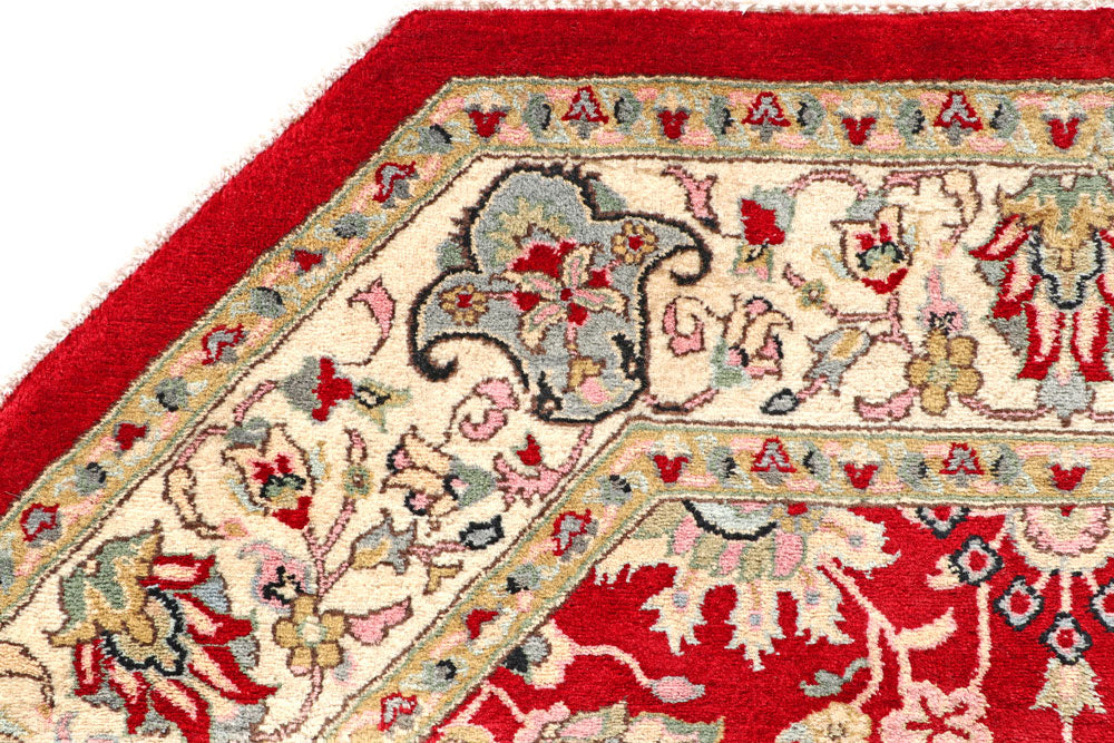 Firebrick Mahal 5' 1 x 4' 11 - No. 56941 - ALRUG Rug Store