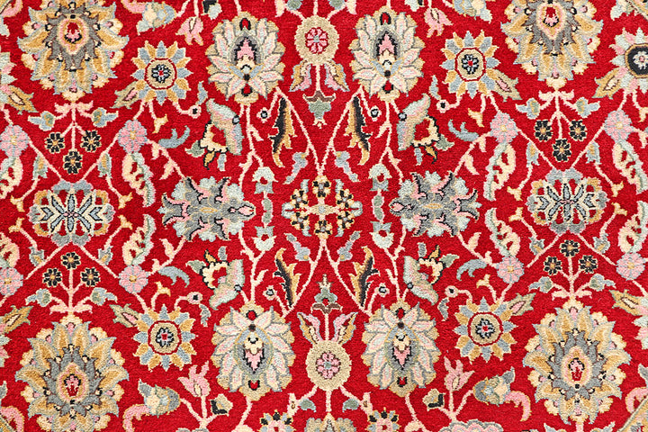 Firebrick Mahal 5' 1 x 4' 11 - No. 56941 - ALRUG Rug Store