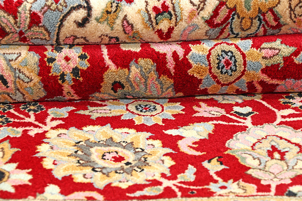 Firebrick Mahal 5' 1 x 4' 11 - No. 56941 - ALRUG Rug Store
