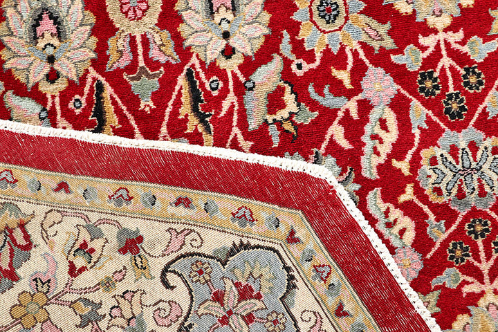 Firebrick Mahal 5' 1 x 4' 11 - No. 56941 - ALRUG Rug Store