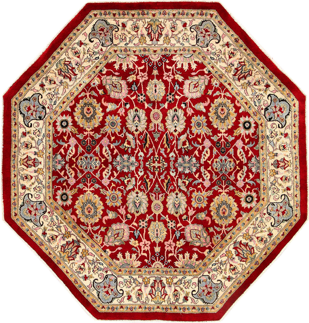 Firebrick Mahal 5' 1 x 4' 11 - No. 56941 - ALRUG Rug Store