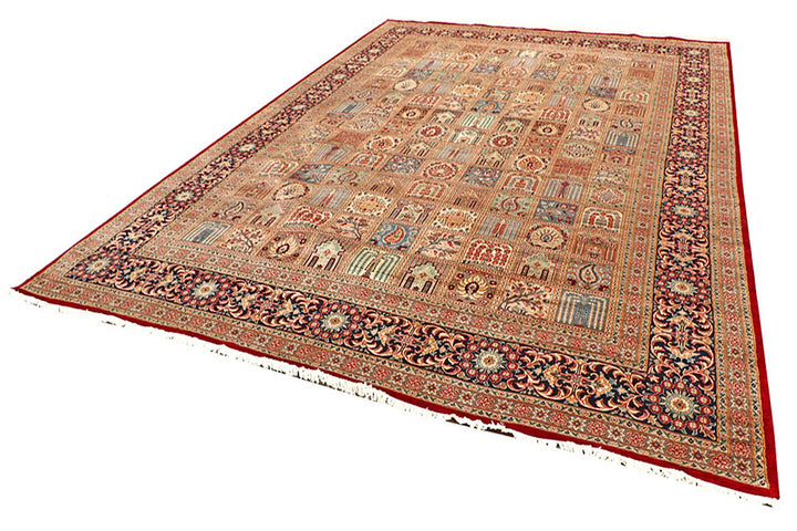 Multi Colored Bakhtiar 10'  x" 14'  2" - No. QA50456