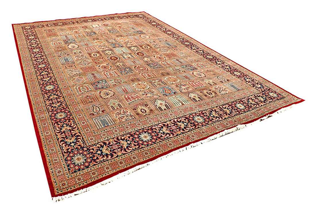 Multi Colored Bakhtiar 10'  x" 14'  2" - No. QA50456