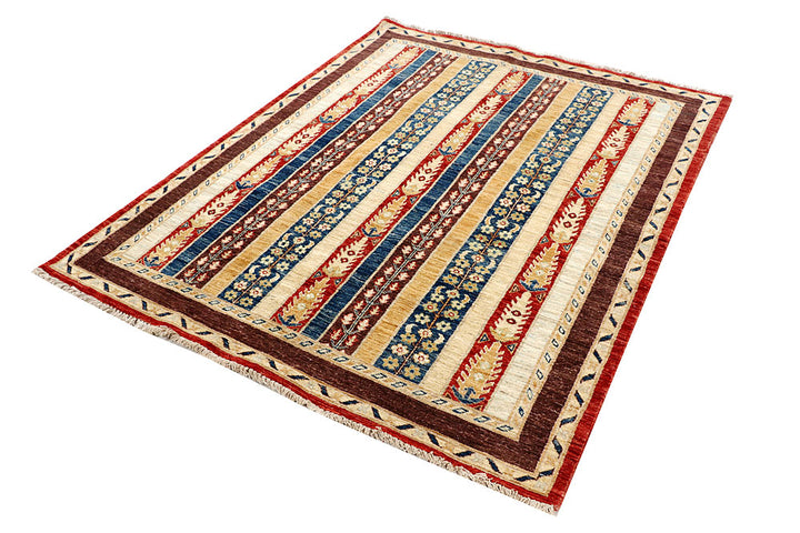 Multi Colored Shawl 5' 1 x 6' 3 - No. 56950 - ALRUG Rug Store