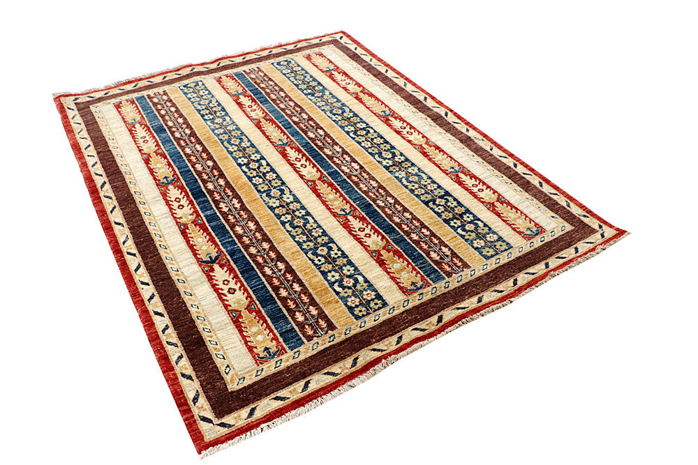 Multi Colored Shawl 5' 1 x 6' 3 - No. 56950 - ALRUG Rug Store