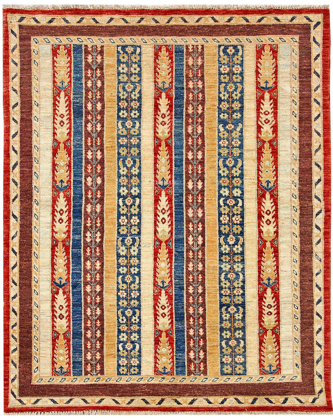 Multi Colored Shawl 5' 1 x 6' 3 - No. 56950 - ALRUG Rug Store