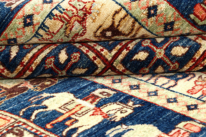 Dark Blue Kazak 5' x 6' 2 - No. 56951 - ALRUG Rug Store