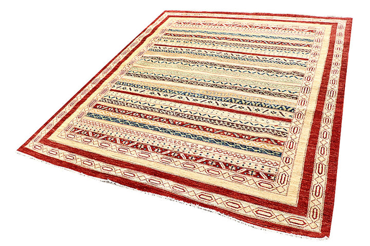 Multi Colored Kazak 6' 6 x 7' 4 - No. 56952 - ALRUG Rug Store