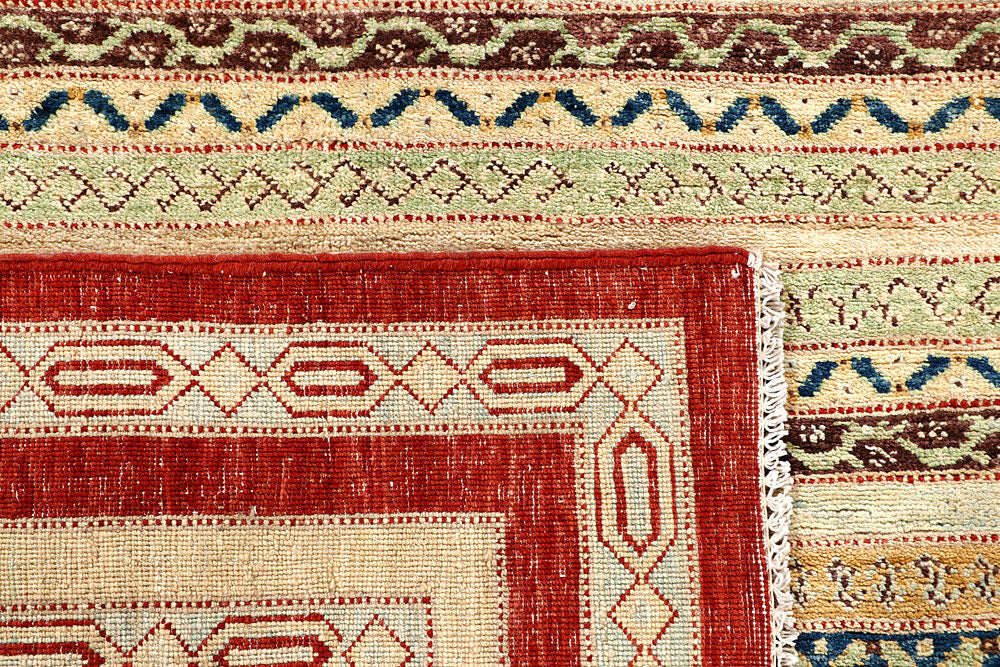 Multi Colored Kazak 6' 6 x 7' 4 - No. 56952 - ALRUG Rug Store