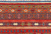 Multi Colored Kazak 6' 9 x 9' - No. 56963 - ALRUG Rug Store