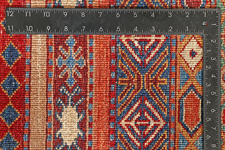 Multi Colored Kazak 6' 9 x 9' - No. 56963 - ALRUG Rug Store
