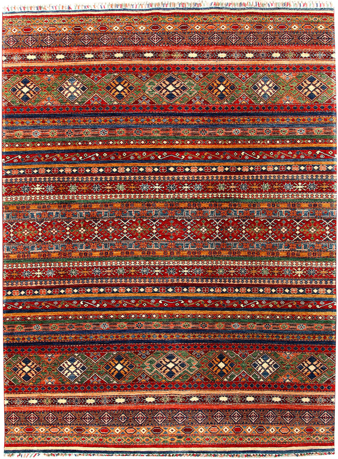 Multi Colored Kazak 6' 9 x 9' - No. 56963 - ALRUG Rug Store