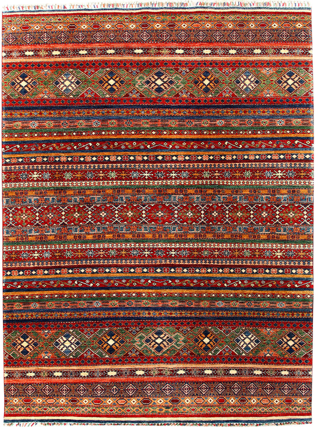 Multi Colored Kazak 6' 9 x 9' - No. 56963 - ALRUG Rug Store