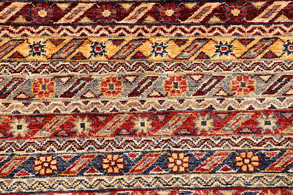 Multi Colored Kazak 4' 10 x 6' 4 - No. 56964 - ALRUG Rug Store