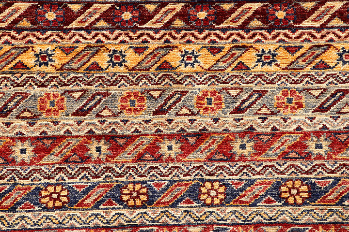 Multi Colored Kazak 4' 10 x 6' 4 - No. 56964 - ALRUG Rug Store