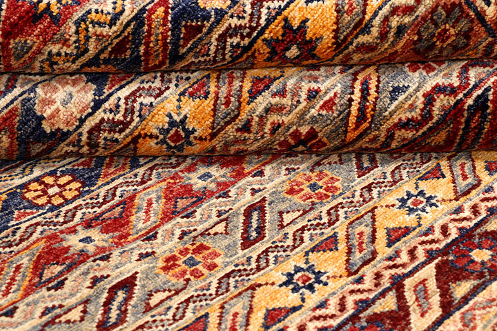 Multi Colored Kazak 4' 10 x 6' 4 - No. 56964 - ALRUG Rug Store