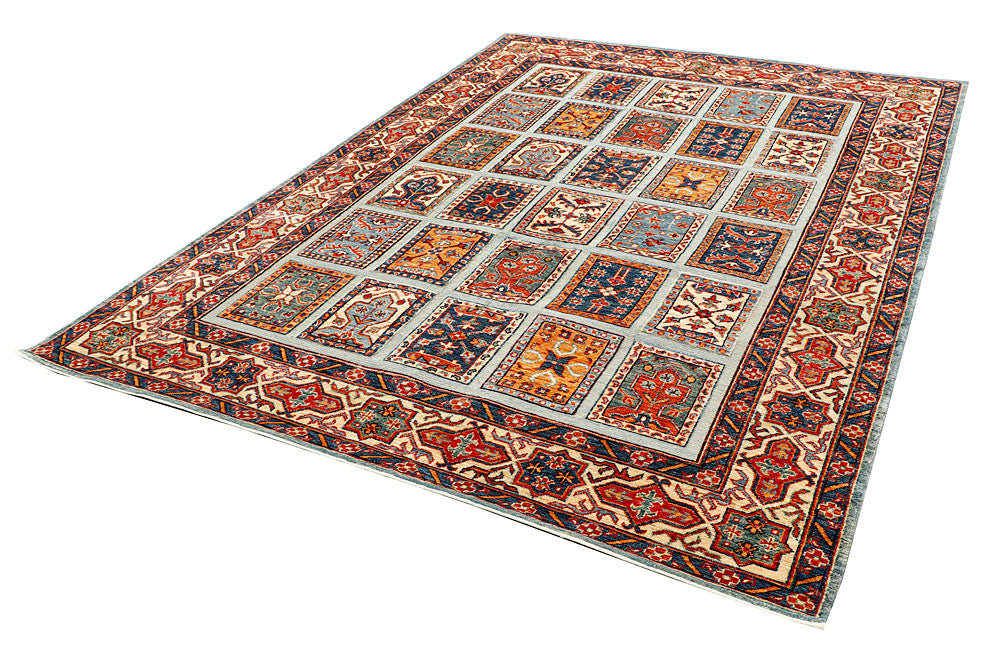 Dark Grey Bakhtiar 6' 7 x 9' - No. 56966 - ALRUG Rug Store