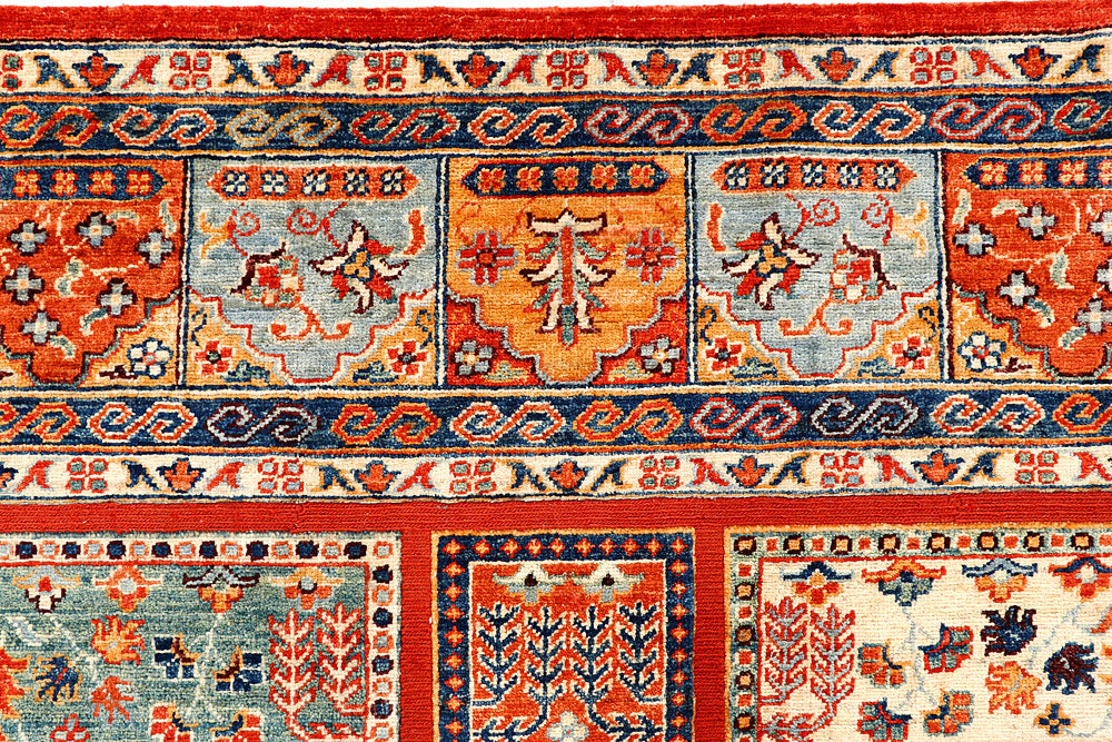 Orange Red Bakhtiar 8' 10 x 11' 5 - No. 56968 - ALRUG Rug Store