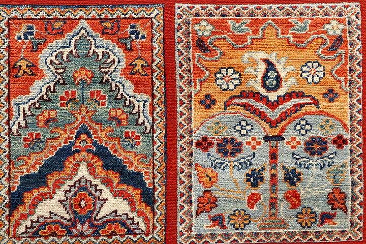 Orange Red Bakhtiar 8' 10 x 11' 5 - No. 56968 - ALRUG Rug Store