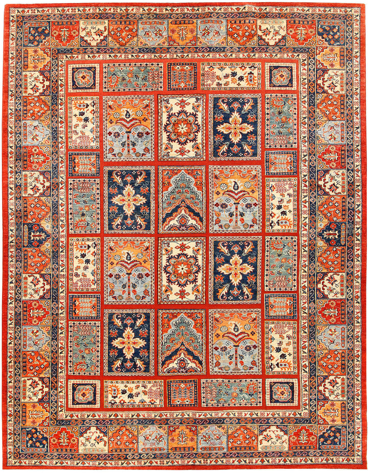 Orange Red Bakhtiar 8' 10 x 11' 5 - No. 56968 - ALRUG Rug Store