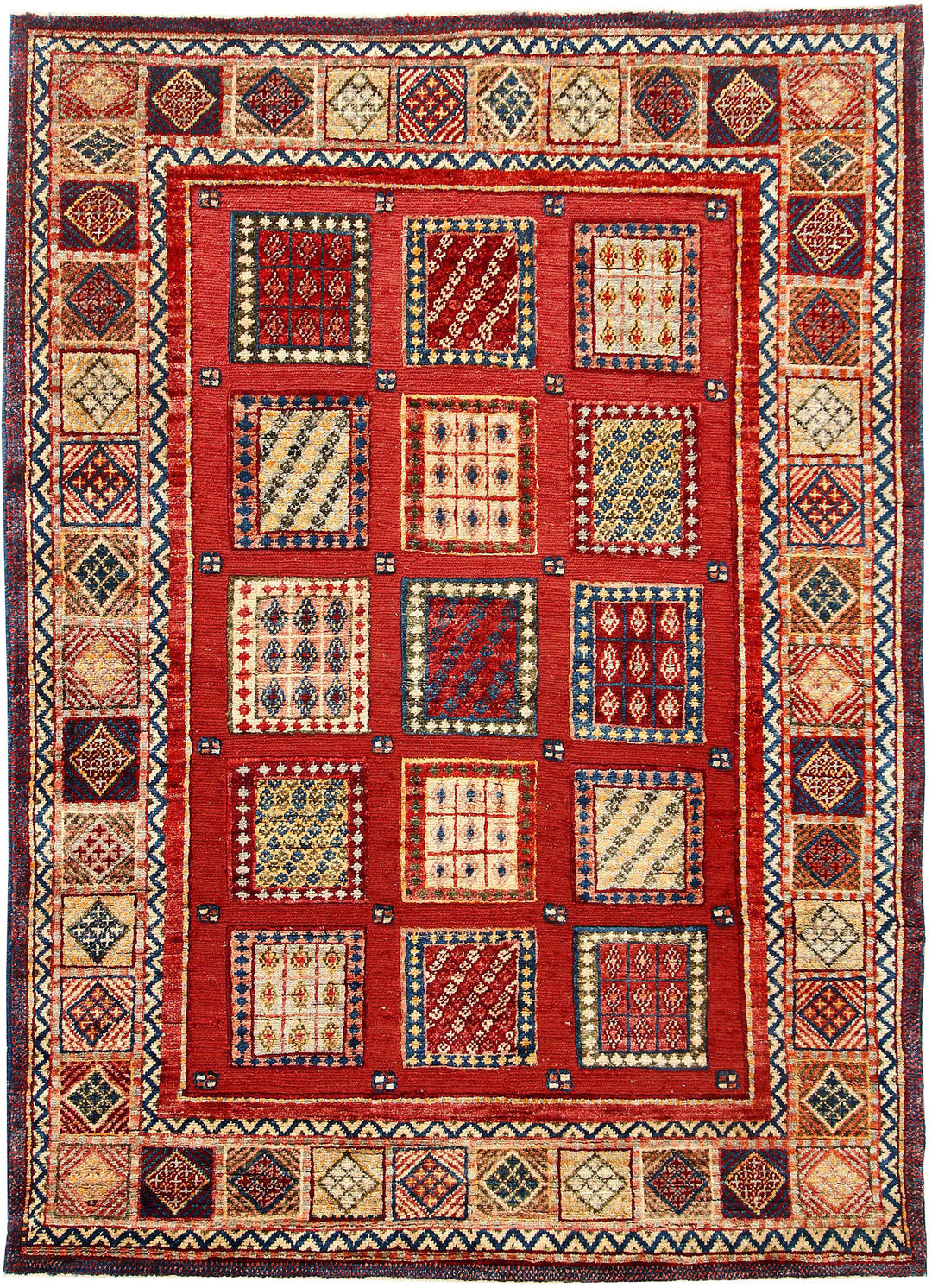Tomato Bakhtiar 4' 4 x 5' 10 - No. 56972 - ALRUG Rug Store