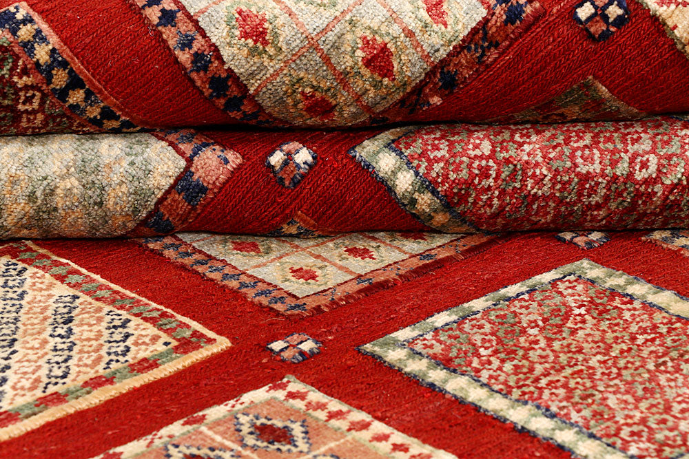 Orange Red Bakhtiar 6' 8 x 9' 5 - No. 56973 - ALRUG Rug Store