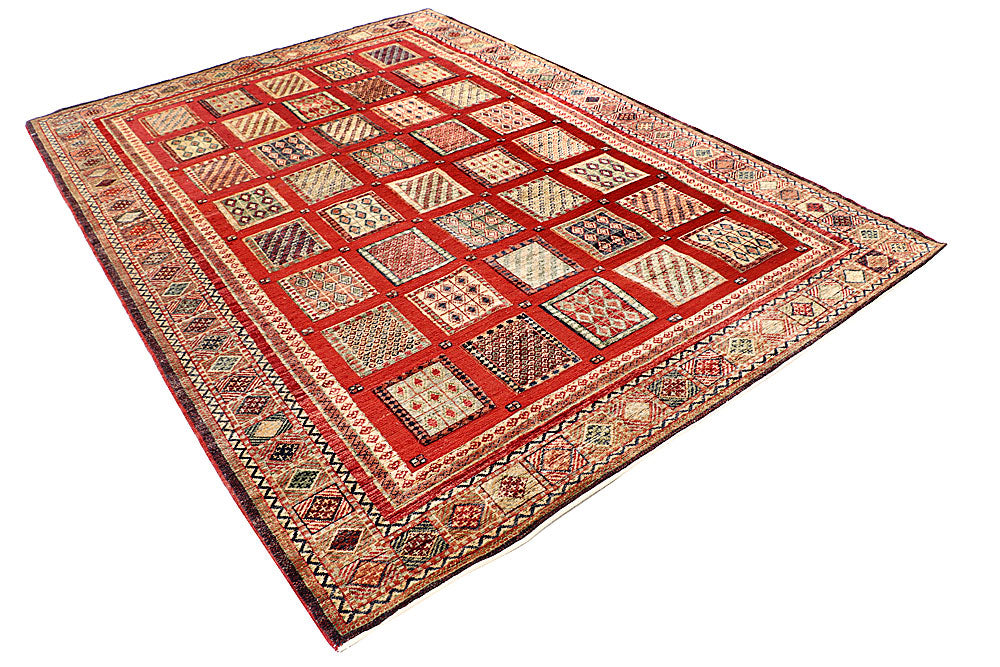 Orange Red Bakhtiar 6' 8 x 9' 5 - No. 56973 - ALRUG Rug Store