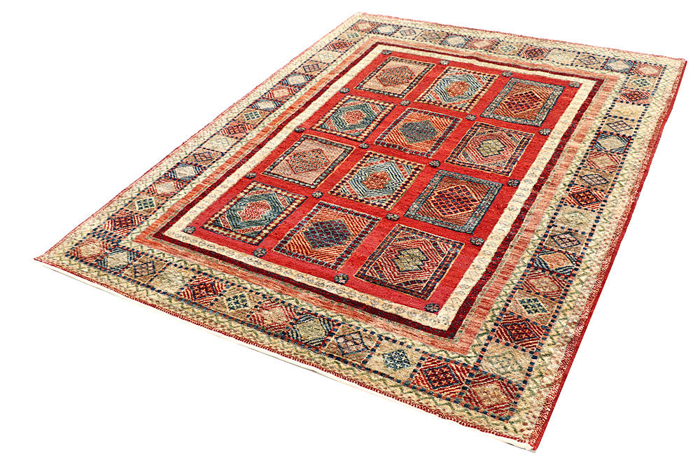Firebrick Bakhtiar 5' x 6' 6 - No. 56974 - ALRUG Rug Store