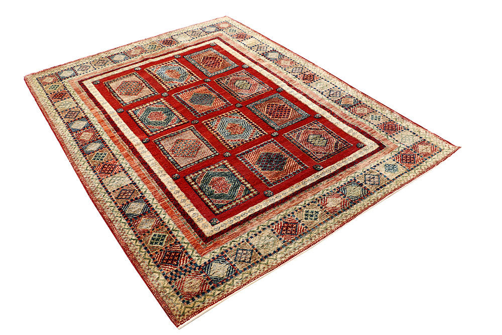 Firebrick Bakhtiar 5' x 6' 6 - No. 56974 - ALRUG Rug Store