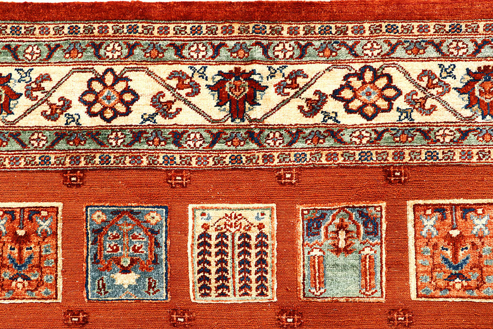 Tomato Bakhtiar 6' x 7' 6 - No. 56975 - ALRUG Rug Store