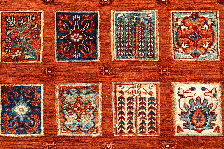 Tomato Bakhtiar 6' x 7' 6 - No. 56975 - ALRUG Rug Store