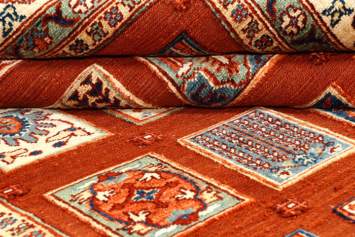 Tomato Bakhtiar 6' x 7' 6 - No. 56975 - ALRUG Rug Store